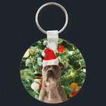 Pitbull Dog Christmas Tree Ornaments Snowman Schlüsselanhänger<br><div class="desc">Pitbull Hund Weihnachtsbaumschmuck Schneemann Doormat.Niedlich Pitbull Hund mit Weihnachtsbaumschmuck Schneemann im Hintergrund.</div>
