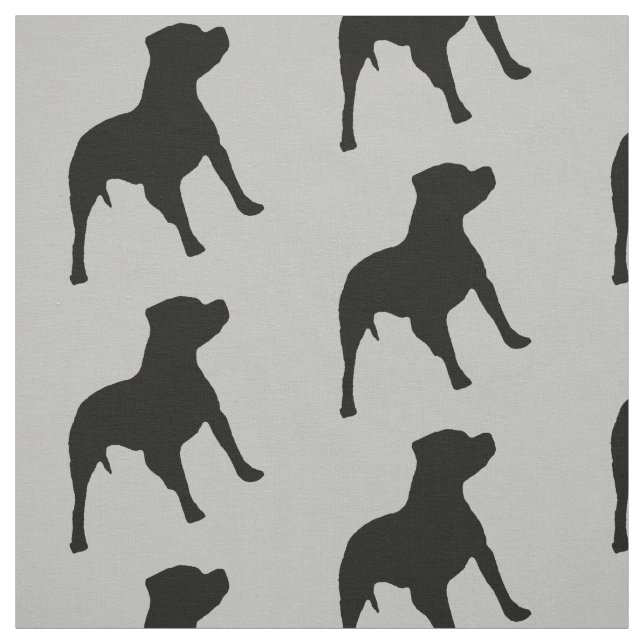 Pitbull Dog Fabric Stoff (Muster)