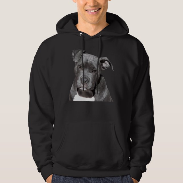 Pitbull Dog Hoodie (Vorderseite)