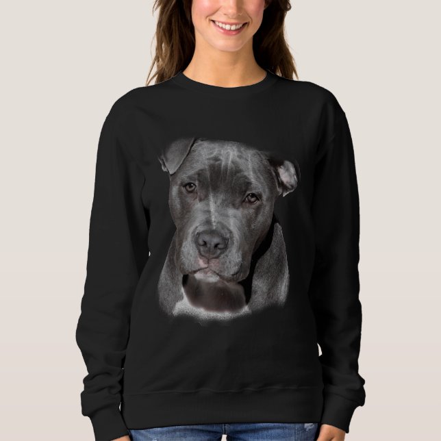 Pitbull Dog Lover Sweatshirt (Vorderseite)