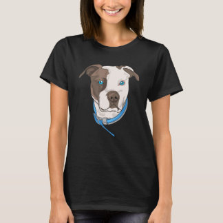 Pitbull Dog Mama Vater Graphic for Pet Owner Men W T-Shirt