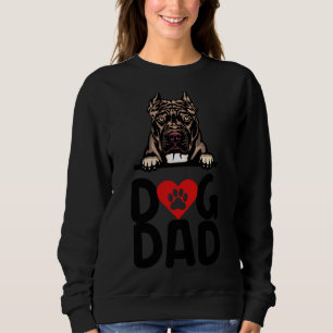 Pitbull Dog Men Pit Bull Terrier Vater Grube B Sweatshirt