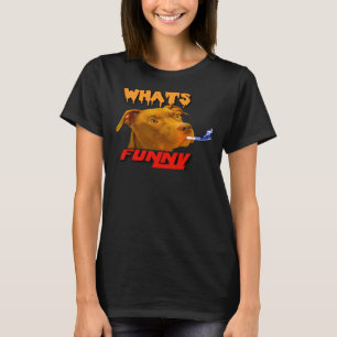 Pitbull Dog Whats Funny T-Shirt