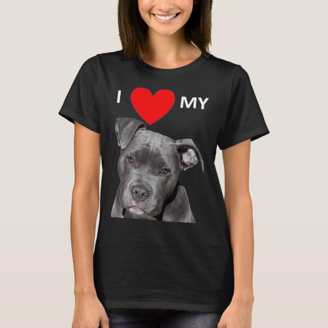 Pitbull Doglover T-Shirt (Vorderseite)