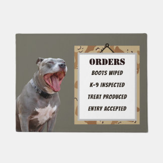 Pitbull Entryway Orders Doormat Fußmatte