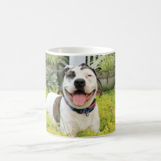 Pitbull-förmiger Knochen Kaffeetasse