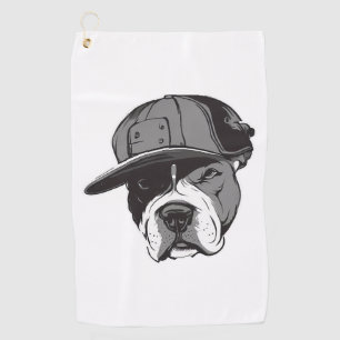 Pitbull Gangster Golfhandtuch