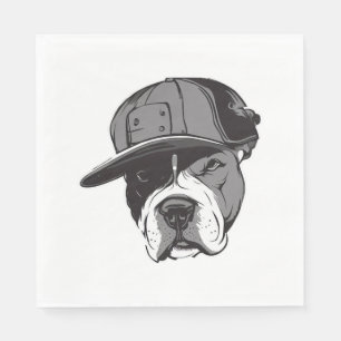 Pitbull Gangster Serviette
