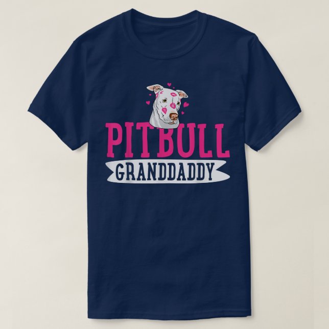 Pitbull Granddaddy Pit Bull Terrier Dog Pibble Fet T-Shirt (Design vorne)
