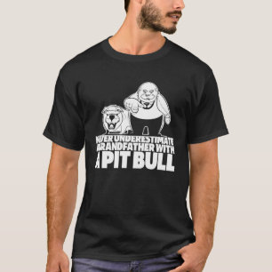 Pitbull Grandpa Dog Rasse Pitbull Ban T-Shirt