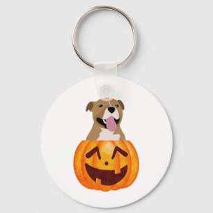 Pitbull Halloween Schlüsselanhänger