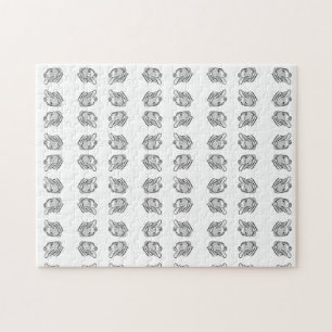 Pitbull handgezeichnetes Foto Hund Tierliebhaber Puzzle