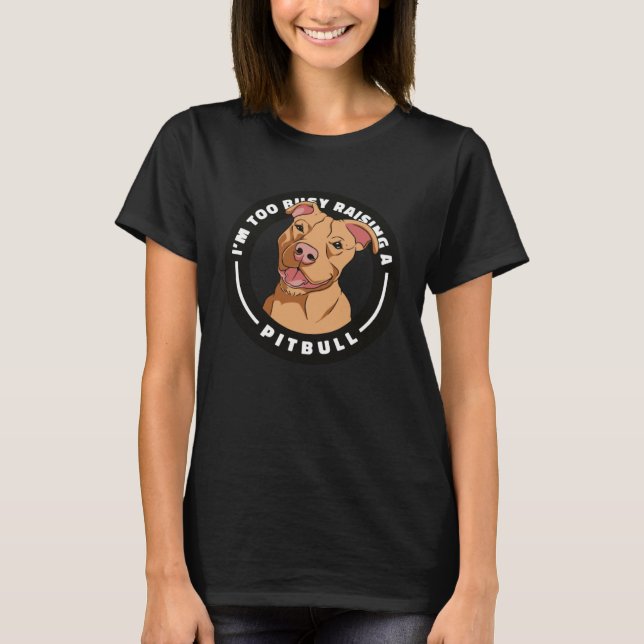 Pitbull-Hund  1 T-Shirt (Vorderseite)