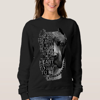 Pitbull Hund 29 Sweatshirt