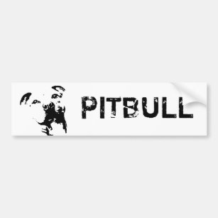 Pitbull Hund Autoaufkleber