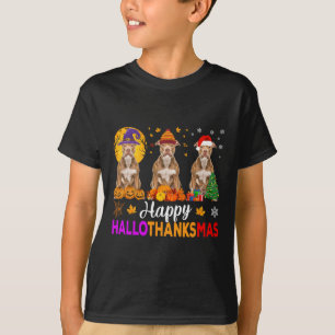 Pitbull Hund Halloween Weihnachtsknöchel 1 T-Shirt
