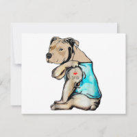 Pitbull Hund I Liebe Vater Tattoo Funny Family