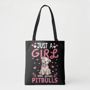 Pitbull Hund Mädchen Frauen nur ein Mädchen, die L