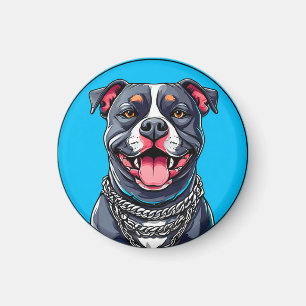 Pitbull-Hund Magnet
