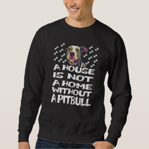 Pitbull Hund Pit Bull Terrier Rettung Mom Dad Sweatshirt
