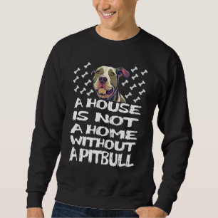 Pitbull Hund Pit Bull Terrier Rettung Mom Dad Sweatshirt
