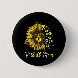 Pitbull Hund Tattoo I Liebe Mama Tattooot Lover Mo Button