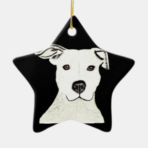 Pitbull Hundezucht Keramikornament