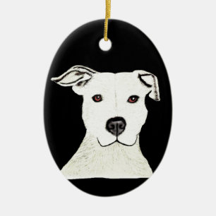 Pitbull Hundezucht Keramikornament