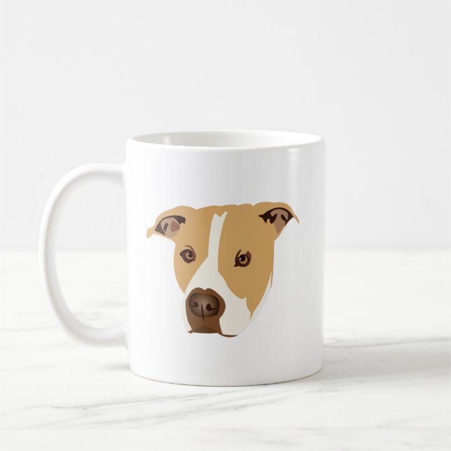Pitbull Kaffeetasse (Links)