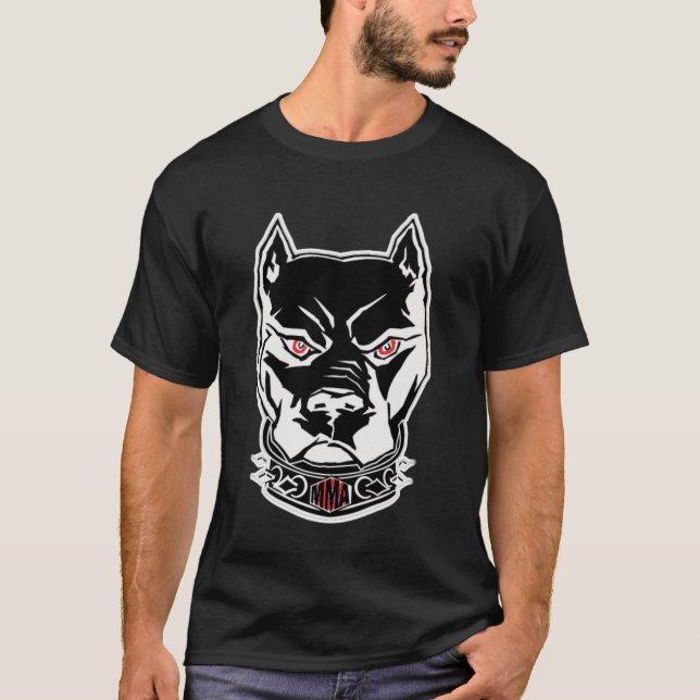 Pitbull Kämpfer T-Shirt (Vorderseite)