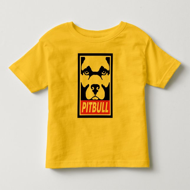 PITBULL - Kleinkind T-shirt (Vorderseite)