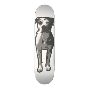 Pitbull-Knochen-Grafik Skateboard