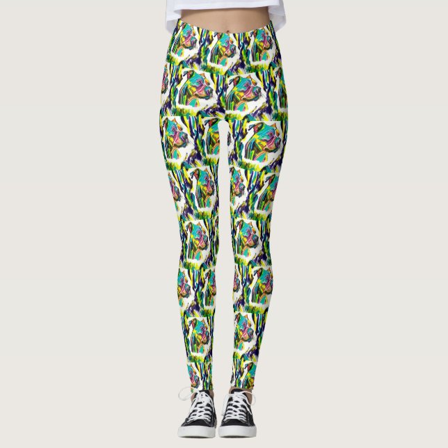 Pitbull Leggings (Vorderseite)