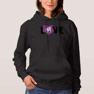 Pitbull-Liebe Angepasst Hoodie