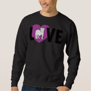 Pitbull-Liebe Angepasst Sweatshirt