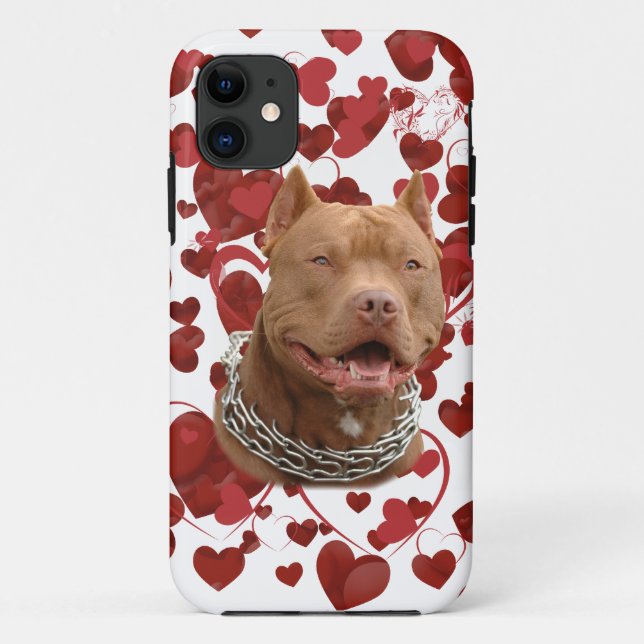 Pitbull-Liebe Case-Mate iPhone Hülle (Rückseite)