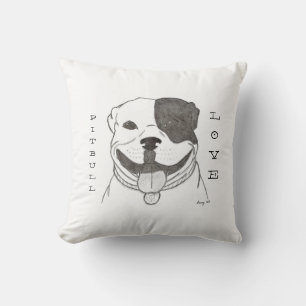 Pitbull Liebe Kissen