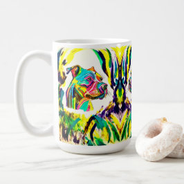 Pitbull-Liebe-Tasse Kaffeetasse