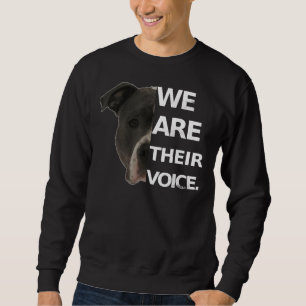 Pitbull Liebe Wir sind ihre Liebhaber des Hundes Sweatshirt