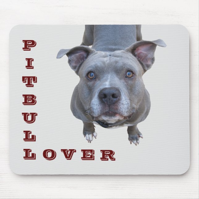Pitbull Lover Mousepad (Vorne)