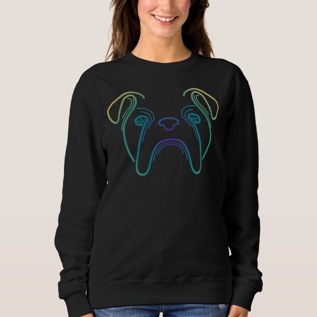 Pitbull Lovers Sweatshirt (Vorderseite)