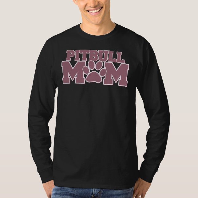 Pitbull-Mama 49 T-Shirt (Vorderseite)