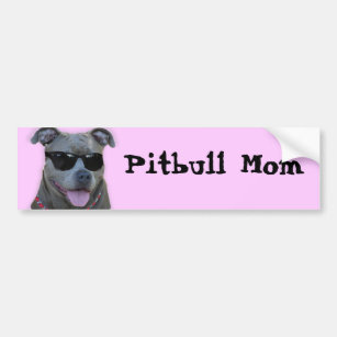 Pitbull Mama-Autoaufkleber Autoaufkleber