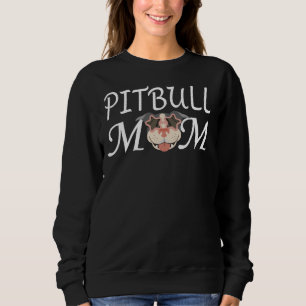 Pitbull Mama Funny Pit Bull Mama Relaxen Fit Angep Sweatshirt