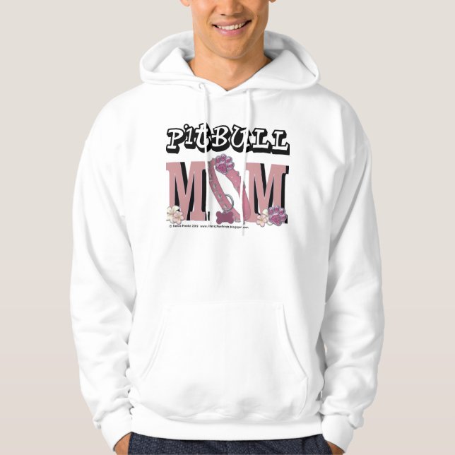 Pitbull MAMA Hoodie (Vorderseite)