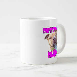 Pitbull Mama-Hund Jumbo-Tasse