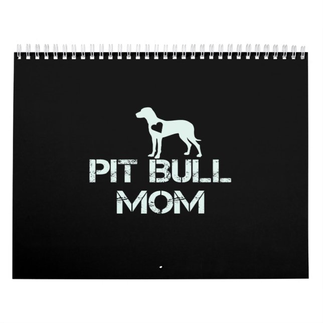 Pitbull Mama Liebe Welpen so viel Kalender (Titelbild)