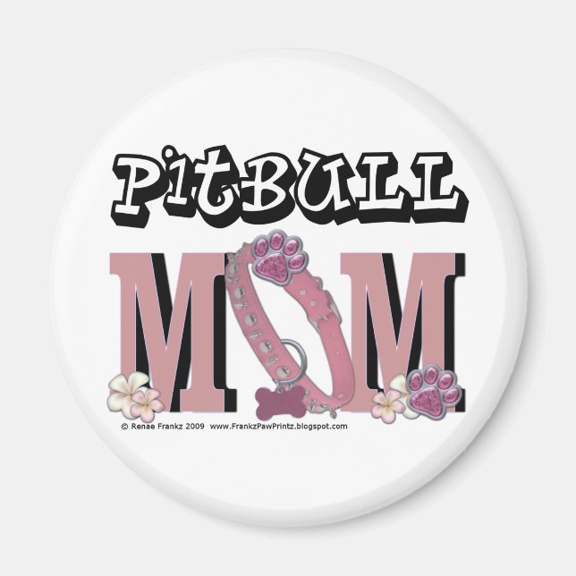 Pitbull-MAMA Magnet (Vorne)