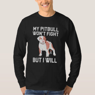 Pitbull Mama Pittie Niedlich Hundebesitzer Blumenk T-Shirt