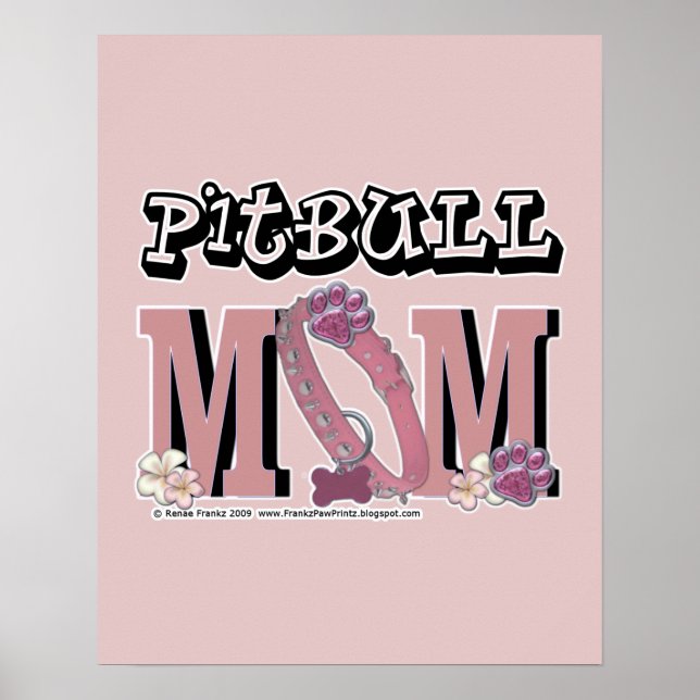 Pitbull-MAMA Poster (Vorne)